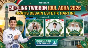 50+ Link Twibbon Idul Adha 2026 Gratis Desain Estetik Hari Ini