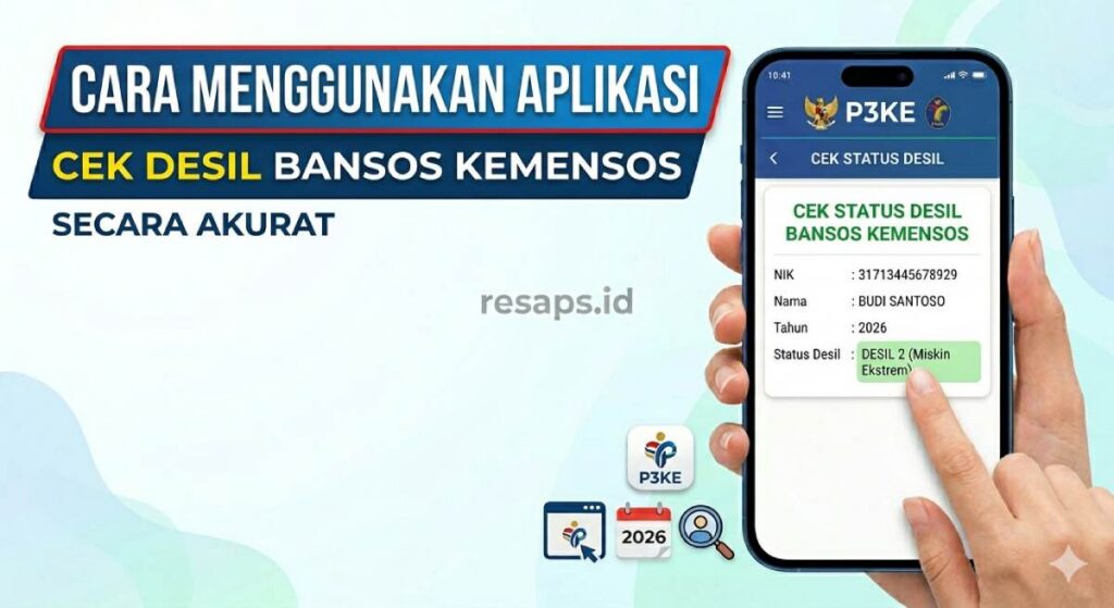 Aplikasi Cek Desil Resmi 2026: Cara Mudah Mengetahui Status Bansos