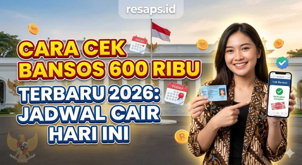 Cara Cek Bansos 600 Ribu Terbaru 2026: Jadwal Cair Hari Ini