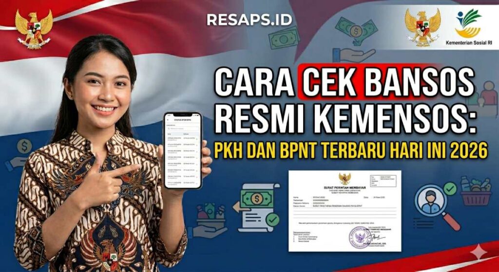 Cara Cek Bansos Resmi PKH dan BPNT Hari Ini Terbaru 2026