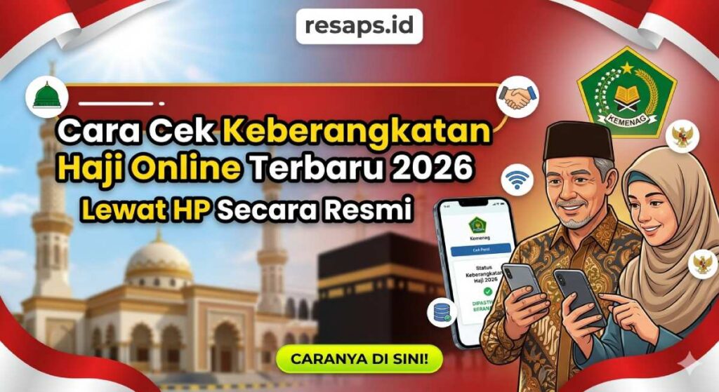 Cara Cek Keberangkatan Haji Online Terbaru 2026 Lewat HP Secara Resmi