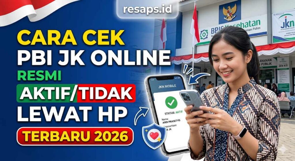 Cara Cek PBI JK Online Resmi Aktif atau Tidak Lewat HP Terbaru 2026