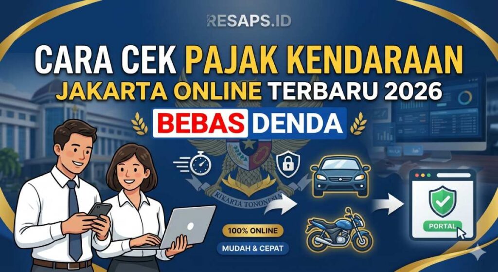 Cara Cek Pajak Kendaraan Jakarta Online Terbaru 2026 Bebas Denda