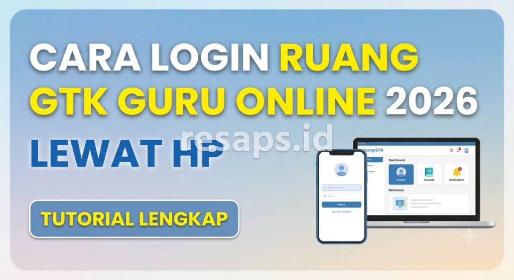 Cara Cek Ruang GTK Guru 2026: Panduan Validasi SKTP & Tunjangan