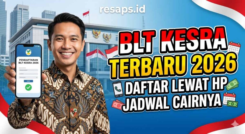 Cara Daftar BLT Kesra Terbaru 2026 Lewat HP dan Jadwal Cairnya