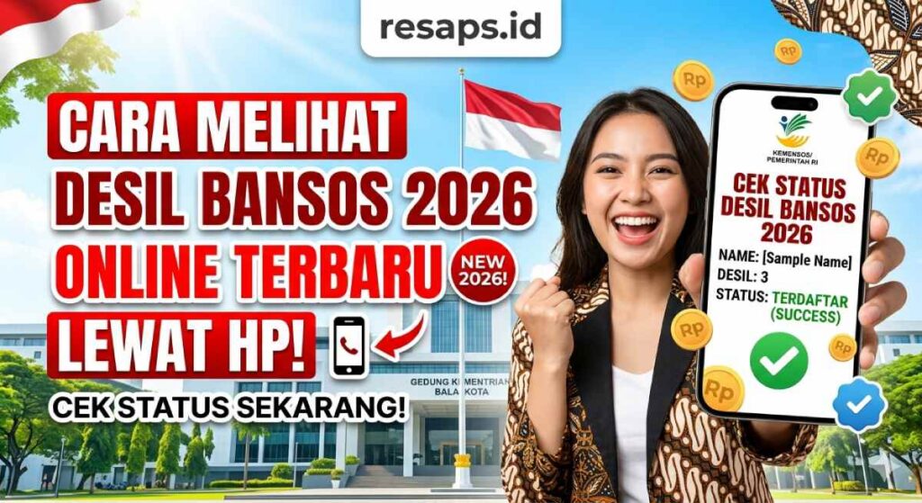Cara Melihat Desil Bansos Online Kategori Terbaru 2026 Lewat HP