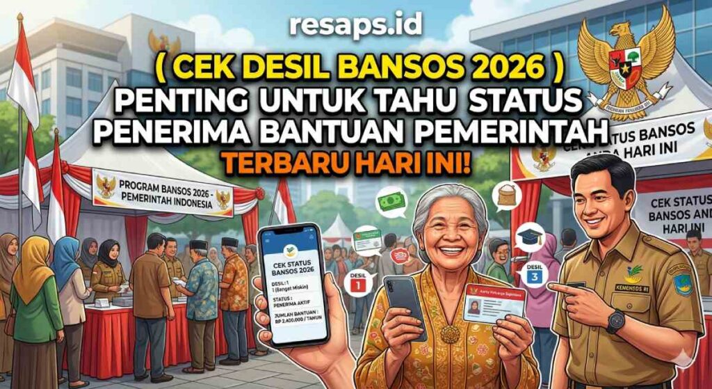 Cek Desil Bansos 2026 Penting Untuk Tahu Status Penerima Bantuan Pemerintah Terbaru Hari Ini