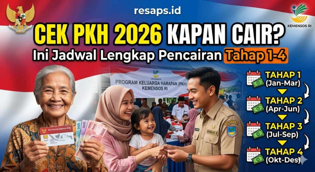 Cek PKH 2026 Kapan Cair? Ini Jadwal Lengkap Pencairan Tahap 1-4