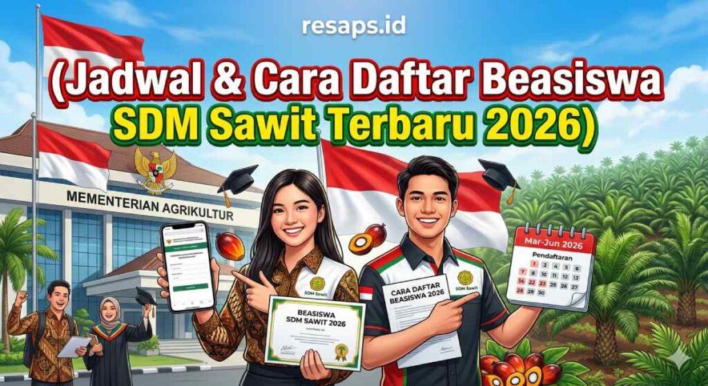 Jadwal & Cara Daftar Beasiswa SDM Sawit Terbaru 2026