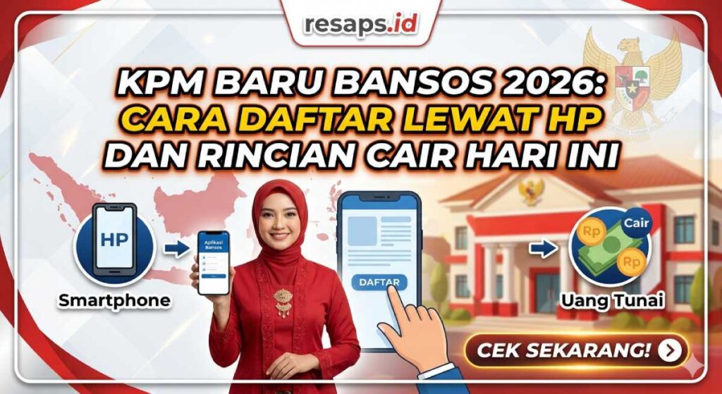 KPM Baru Bansos 2026: Cara Daftar Lewat HP dan Rincian Cair Hari Ini