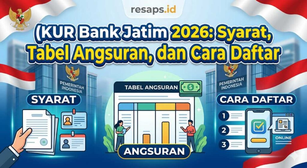 KUR Bank Jatim 2026: Syarat, Tabel Angsuran, dan Cara Daftar