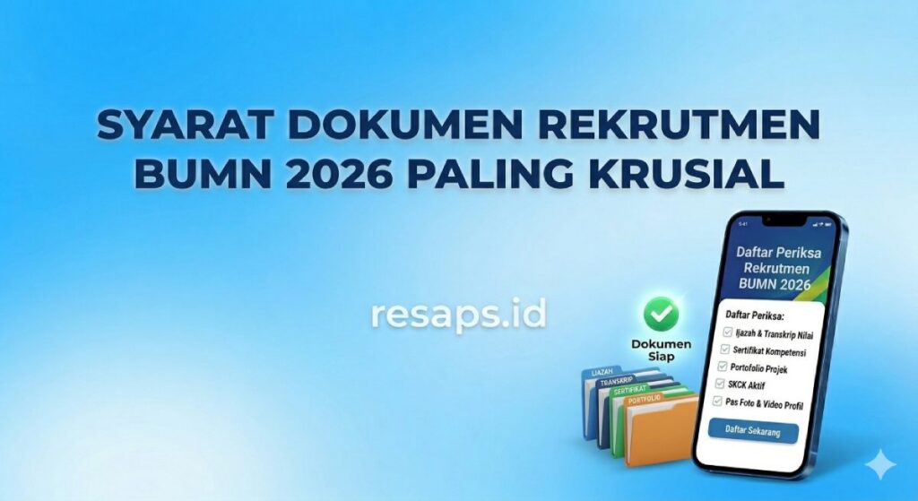 Link Resmi Rekrutmen BUMN 2026: Jadwal dan Cara Daftarnya