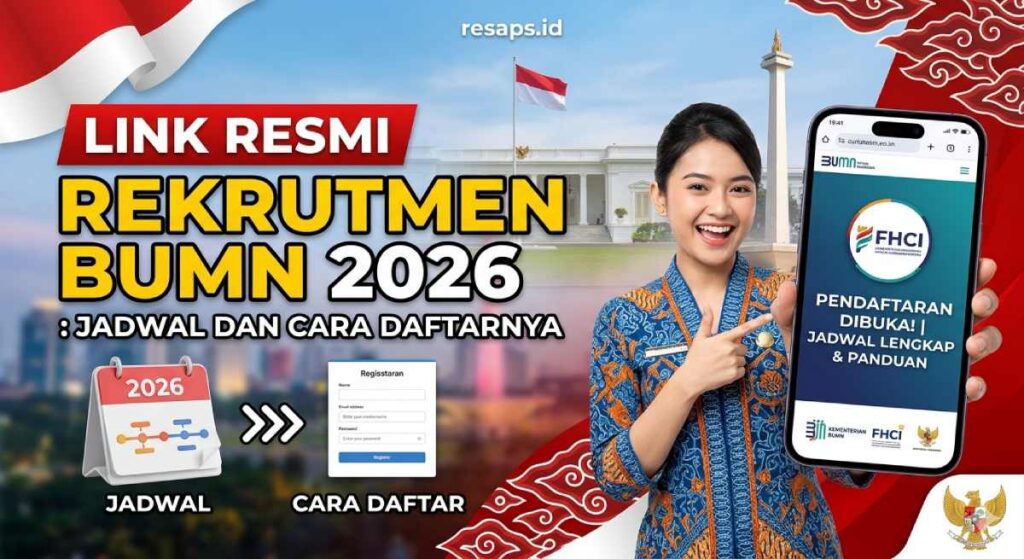 Link Resmi Rekrutmen BUMN 2026: Jadwal dan Cara Daftarnya