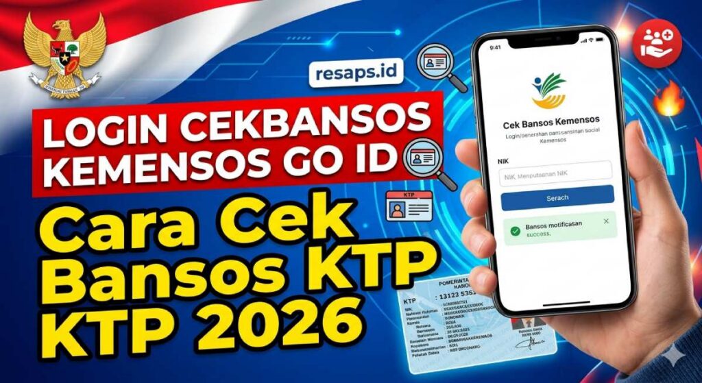 Login Cekbansos Kemensos Go Id: Cara Cek Bansos KTP 2026