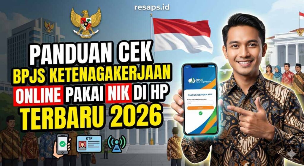 Panduan Cek BPJS Ketenagakerjaan Online Pakai NIK di HP Terbaru 2026