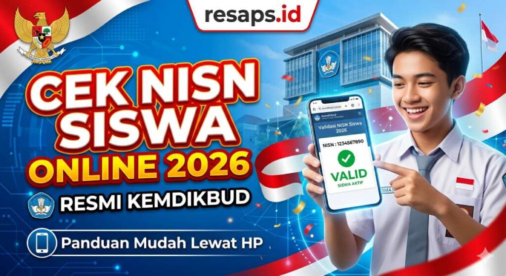 Panduan Cek NISN Siswa Online 2026 Resmi Kemdikbud Lewat HP
