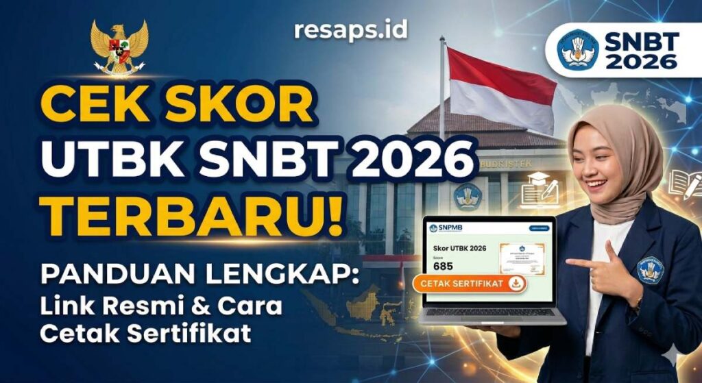 Panduan Cek Skor UTBK SNBT 2026 Terbaru: Link Resmi & Cara Cetak Sertifikat