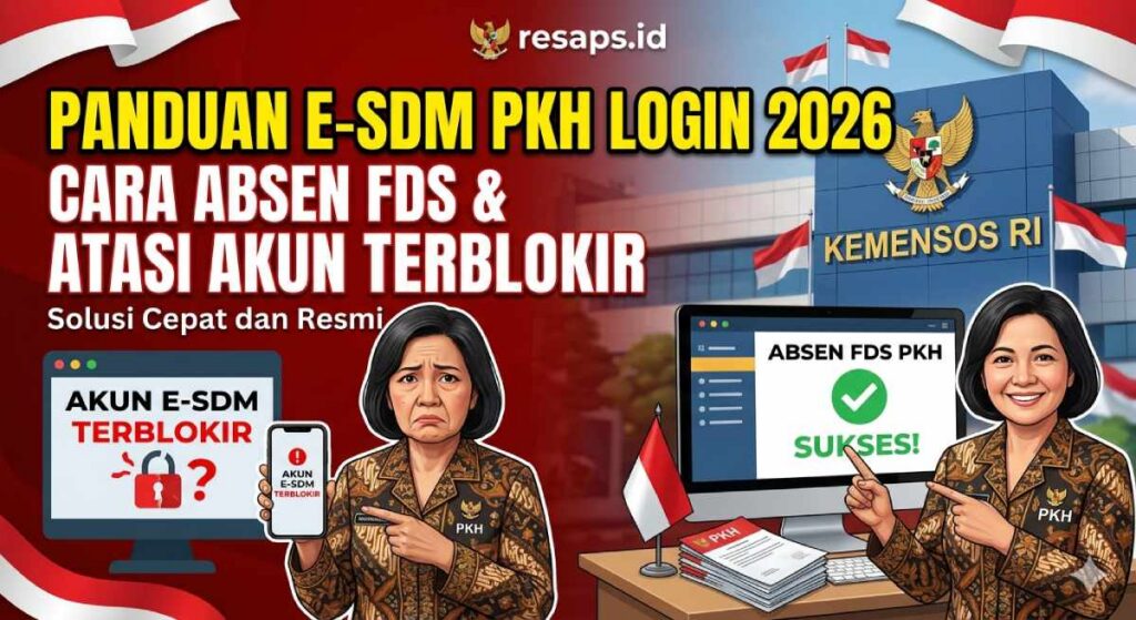 Panduan E-SDM PKH Login 2026: Cara Absen FDS & Atasi Akun Terblokir