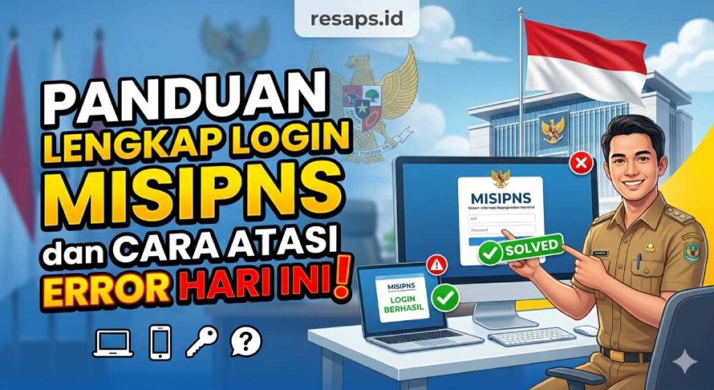 Panduan Lengkap Login Misipns dan Cara Atasi Error Hari Ini