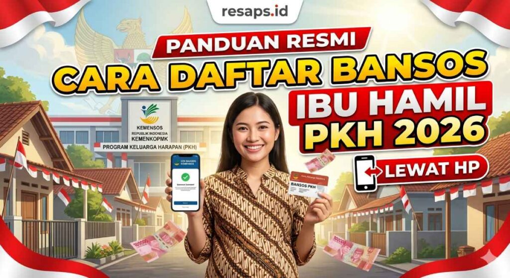 Panduan Resmi Cara Daftar Bansos Ibu Hamil PKH 2026 Lewat HP