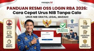 Panduan Resmi OSS Login RBA 2026: Cara Cepat Urus NIB Tanpa Calo