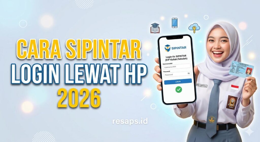 Panduan SIPINTAR Login 2026: Cara Cek Dana PIP Lewat HP Anti Gagal Panduan SIPINTAR Login 2026: Cara Cek Dana PIP Lewat HP Anti Gagal