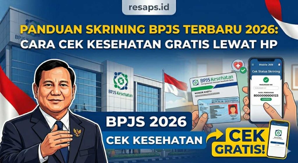 Panduan Skrining BPJS Terbaru 2026: Cara Cek Kesehatan Gratis Lewat HP