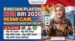 Rincian Plafon KUR BRI 2026 Resmi Cair Mudah Lewat HP Saja