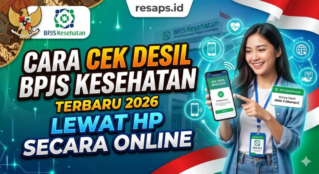 Cara Cek Desil BPJS Kesehatan Terbaru 2026 Lewat HP Secara Online