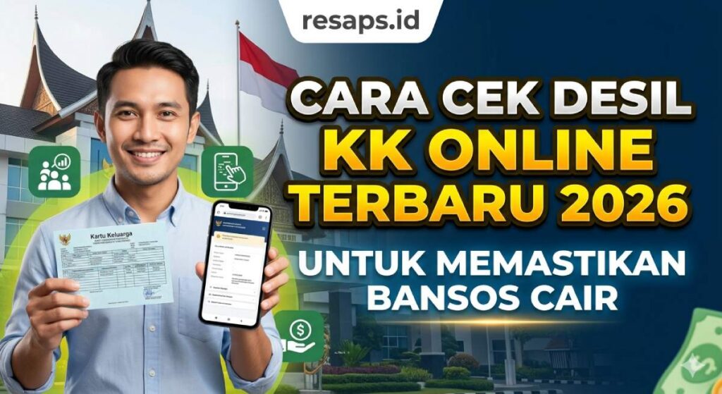 Cara Cek Desil KK Online Terbaru 2026 untuk Memastikan Bansos Cair