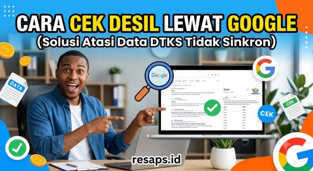 Cara Cek Desil Lewat Google: Solusi Atasi Data DTKS Tidak Sinkron