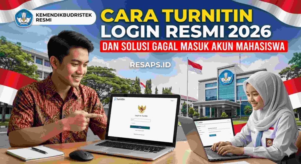 Cara Turnitin Login Resmi 2026 dan Solusi Gagal Masuk Akun Mahasiswa