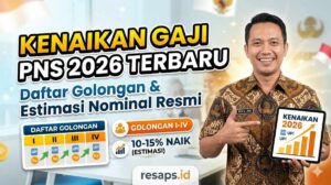 Kenaikan Gaji PNS 2026 Terbaru: Daftar Golongan dan Estimasi Nominal Resmi