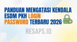Panduan Mengatasi Kendala ESDM PKH Login Password Terbaru 2026