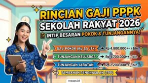 Rincian Gaji PPPK Sekolah Rakyat 2026: Intip Besaran Pokok dan Tunjangannya!